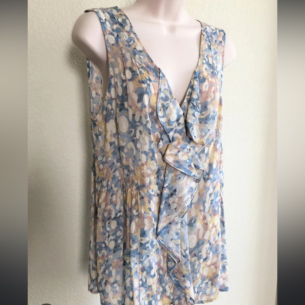 Anthropologie Edme & Esyllte Watercolor top